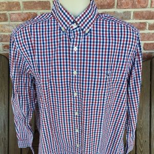 Vineyard Vines Slim Fit Tucker Plaid Shirt Size L